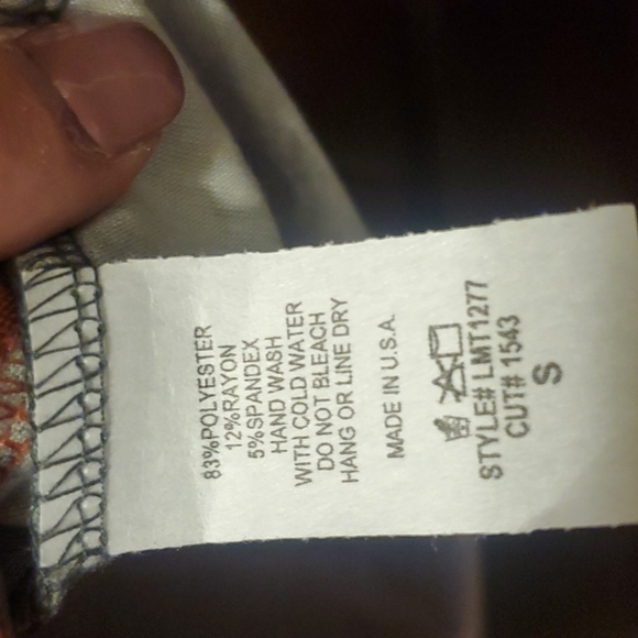 Camo patchwork long sleeve top. NWOT - Picture 6 of 6